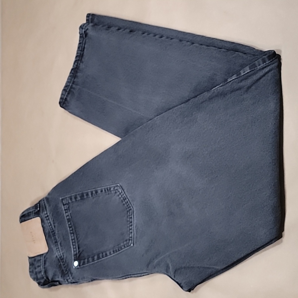 &Denim Size 6 Washed Black 90's Baggy Jeans Ultra High Waist, Gently Used Cond.